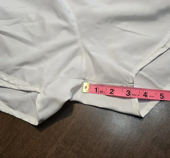 Nike White Tempo Running Shorts - Picture 7 of 7